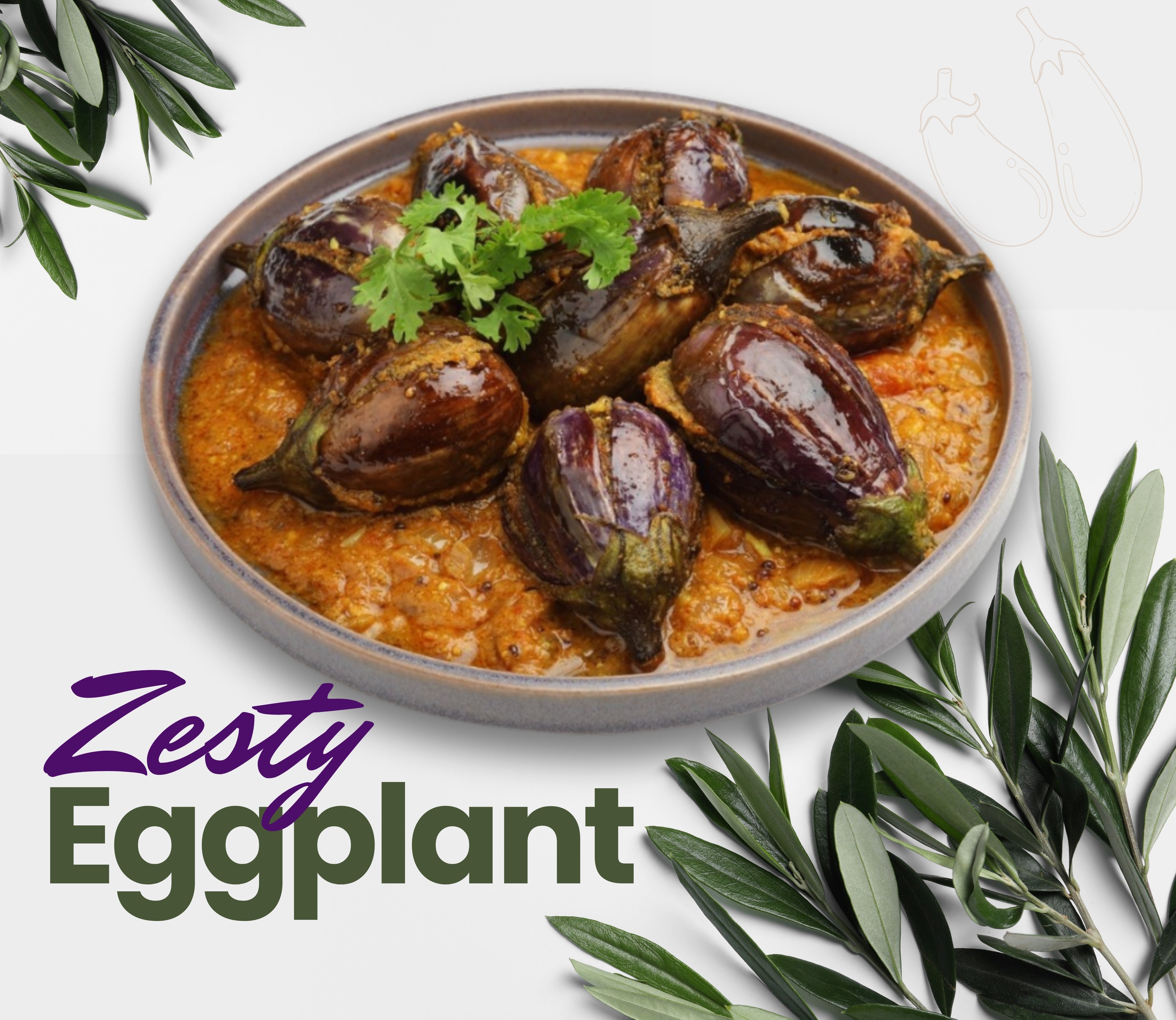 茄子のスパイスはさみ焼き 作り方 アンビカショップのスパイスレシピ