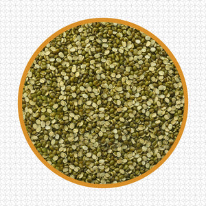 【アンビカ】ムングダル グリーン (半割り/皮付き)1kg 緑豆