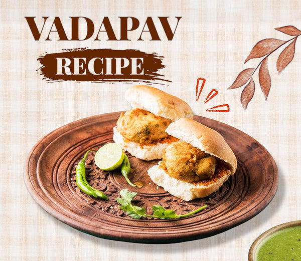 Mumbai Style Vada Pav Recipe - Indian Burger
