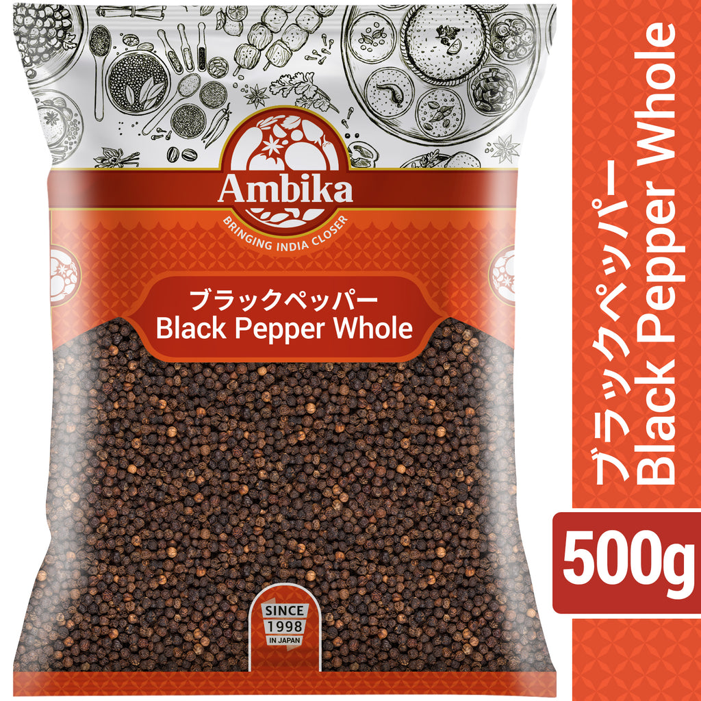 (Ambika) Black Pepper Whole 500g
