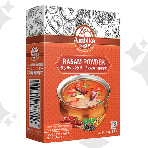 (11117) (Ambika)Indian Mix Spices Rasam Powder 100g South Indian cuisine,Vegetable Soup