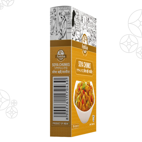 (Ambika) Soya Chunks 200g soy protein, soy meat