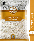 (Ambika) Rice Flake 400g (India)Poha, Pauwa, Avalakki, Chiura, Aval