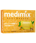 (97504)(Medimix) Ayur Beauty Soap (Gold)125g ,Citrus scent ,Herbal soap