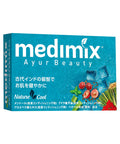 (97505)(Medimix) Ayur Beauty Soap (Sky Blue)125g, Mint scent, ,Herbal soap