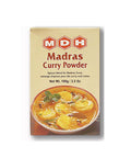 【MDH】マドラスカレーパウダー100g　南インドカレー