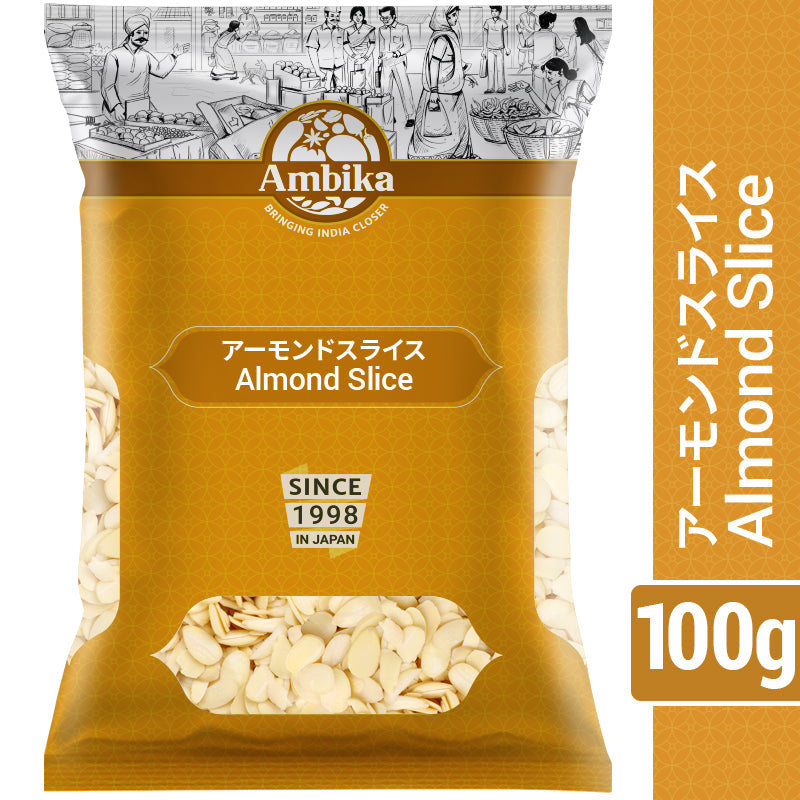 (Ambika) Almond Slice 100g Badam