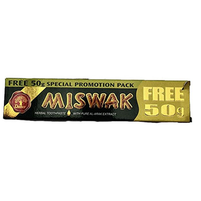 (Dabur) Herbal Toothpaste (Miswak) 120+50g Miswak Indian Toothpaste