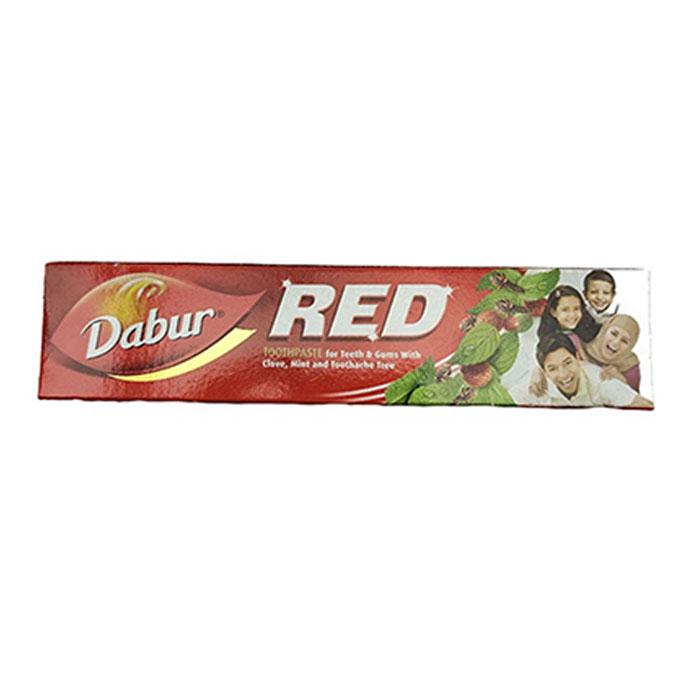 【ダバール】レッド歯磨き粉 200g インド人の白い歯をキープするアーユルヴェーダ歯みがき粉